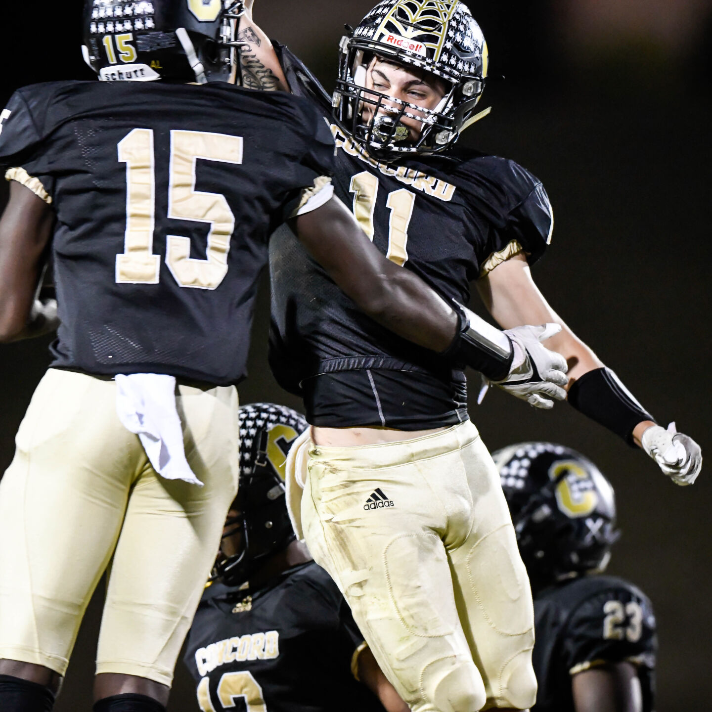 Concord stopped a final West Rowan drive inside their 15 yard line to win the South Piedmont 3A regular season.